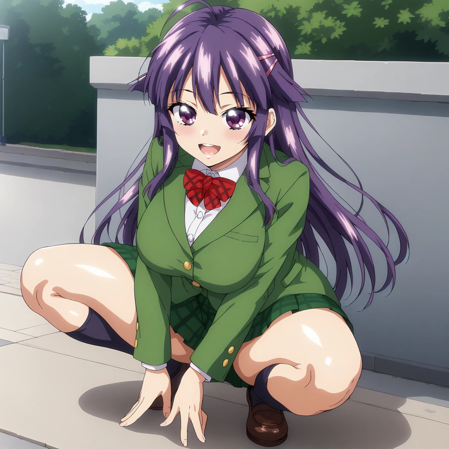 (Best Quality,4K,8K,hight resolution,masutepiece:1.2), Ultra-detailed, (Realistic,photoRealistic,photo-Realistic:1.37), Glasses Girl,disconcerted,((Black hair)),((Long hair)),Japan schoolgirl uniform,muffler,high socks, pumps,Beautiful detailed eyes, Beautiful detailed lips, extremely detailed eye and face, long eyelashes, Realistic anime 3D style, Smooth Anime CG Art, Digital rendering by Makoto Shinkai, Moe Anime Art Style, photoRealistic rendering of an anime girl, Shinkai Makoto style, Cute anime girl visuals, Realistic young anime girl, girl fan art, Created by Anime Artist&#39;studio of.