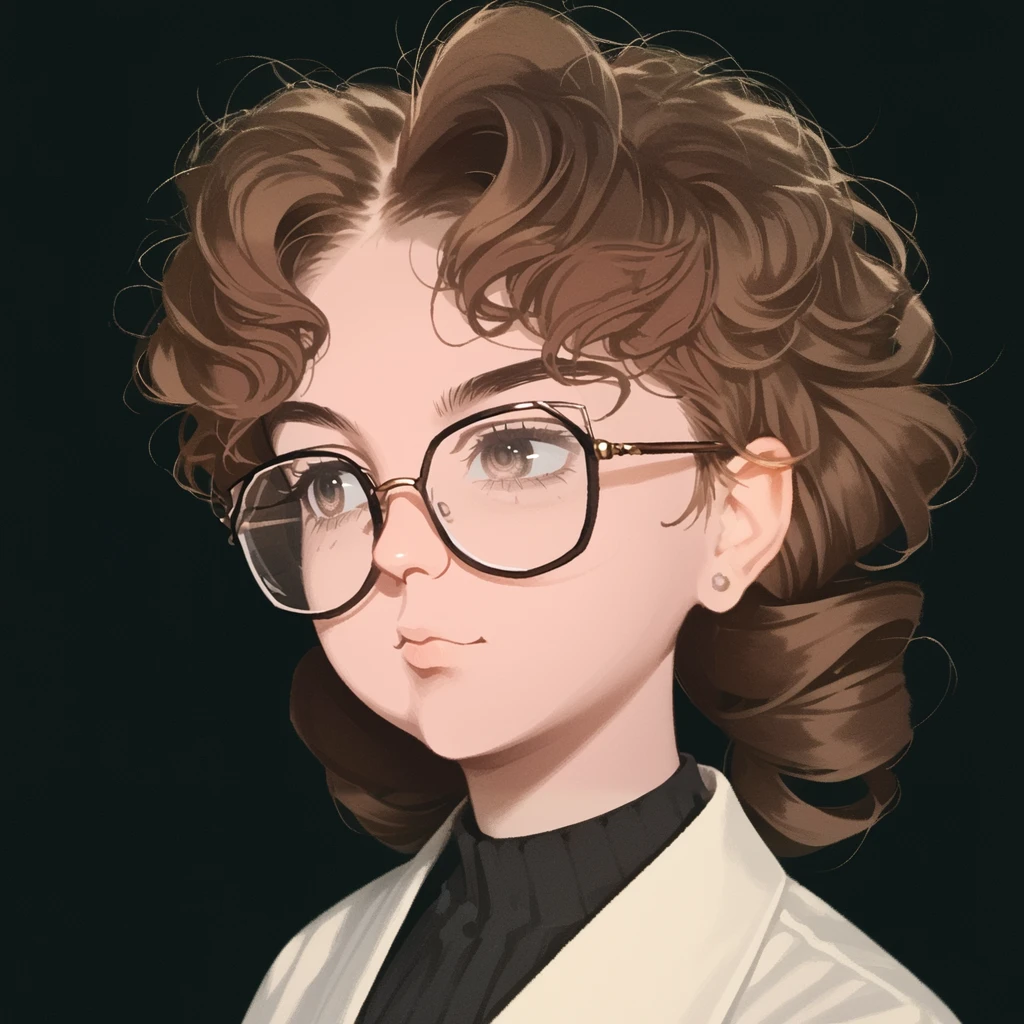 score_9_up, score_8_up, rating_safe, 1girl, glasses, long brown curled mullet, ffb, funkyfr0g, <lora:FFB-Pony:1>, black background, black shadows, ((deep ink style)), <lora:Deep_Ink_Enhanced:0.8>