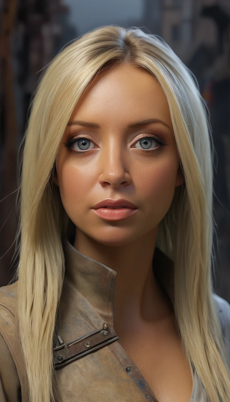 kayleigh mcenany,woman, painting by igor morski, gediminas pranckevicius, post-apocalyptic, surrealism, soft lighting, photorealistic, ambient occlusion, hd, 8 k, hyper detailed  texture, intricate detail, masterpiece  trending on artstation-n 4-g-i-s 150<lora:Kayleigh McEnany SDXL:0.9>