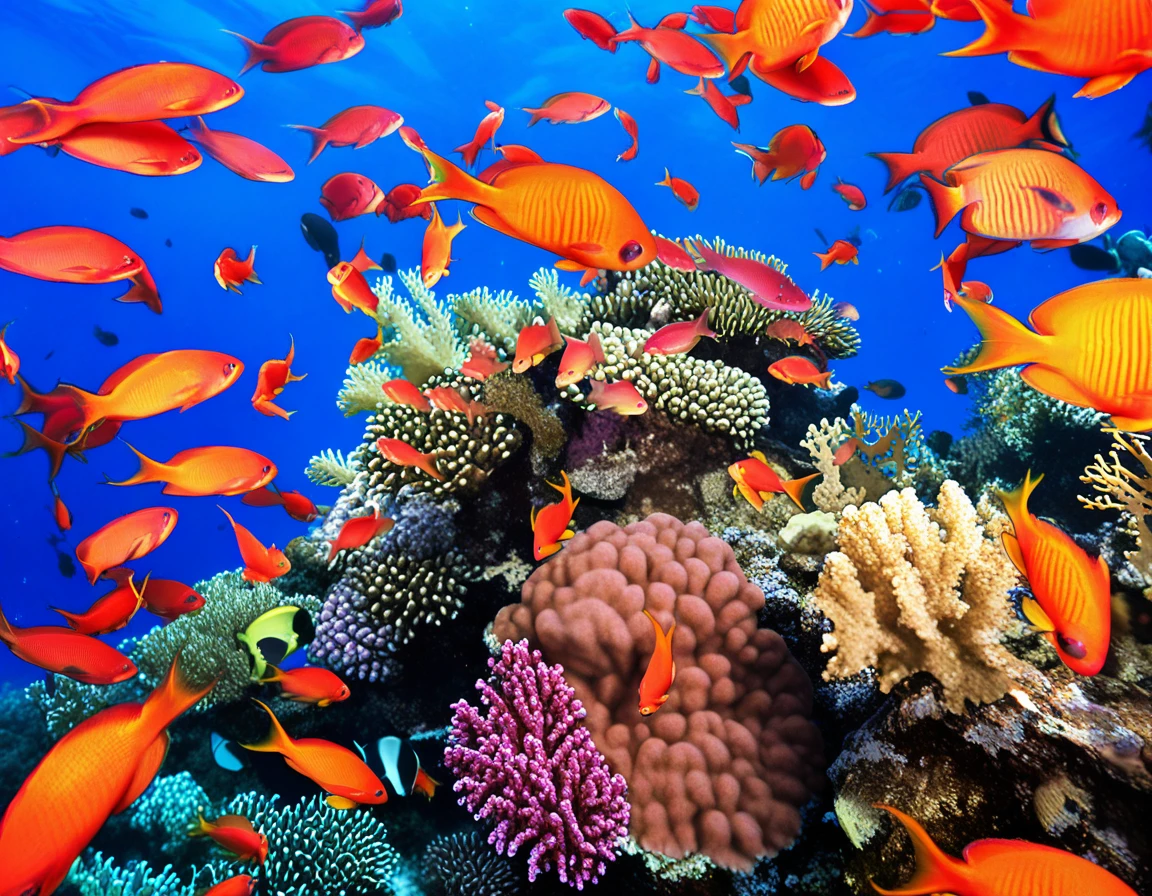 masterpiece, best quality, very aesthetic, absurdres, clownfish, coral, fish, underwear,  <lora:the_red_sea_animagineXLV31_v31_Lion_2100_v1.04:1>