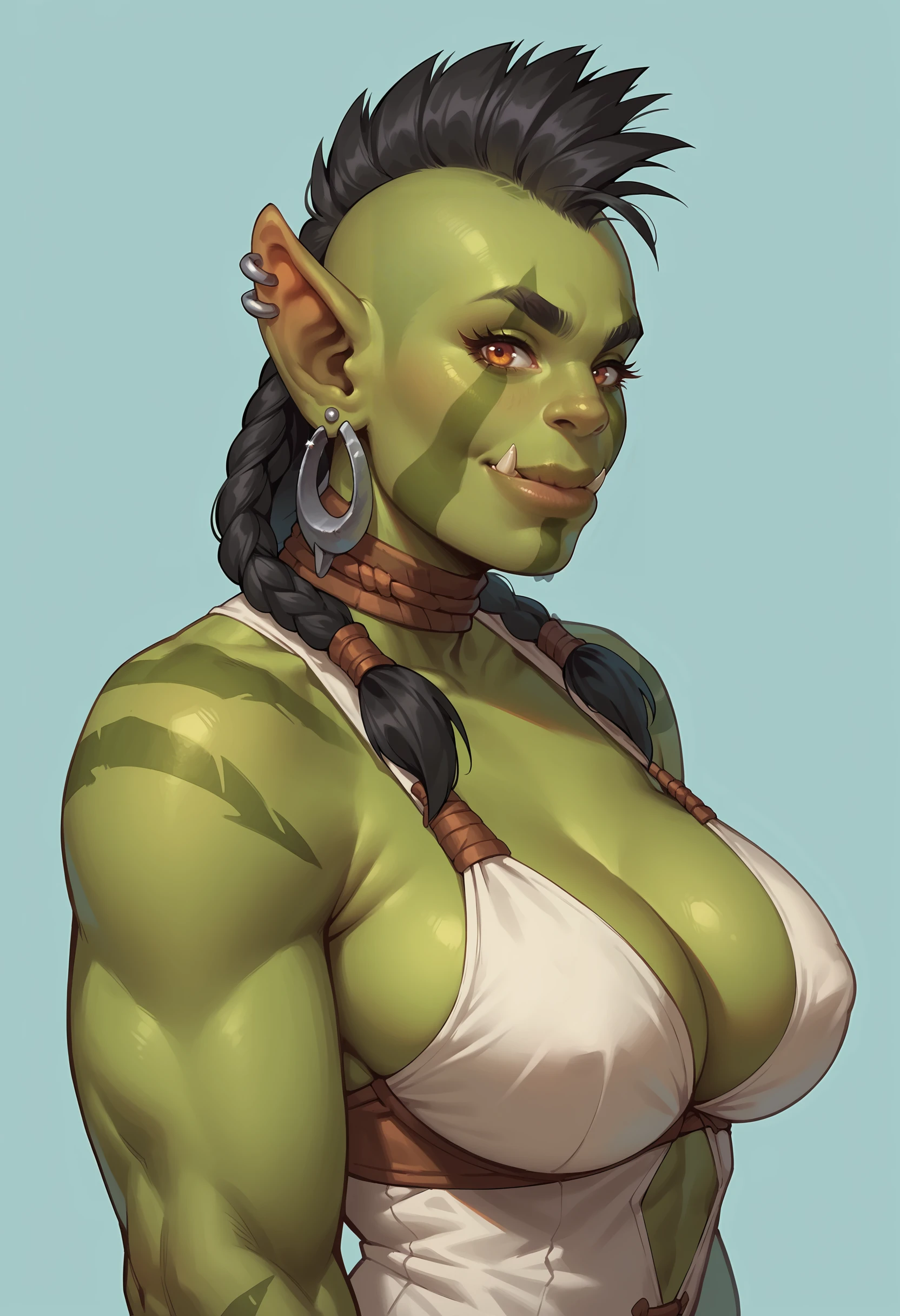 Raka the Orc Warrior (OC) - World of Warcraft [SDXL Pony]
