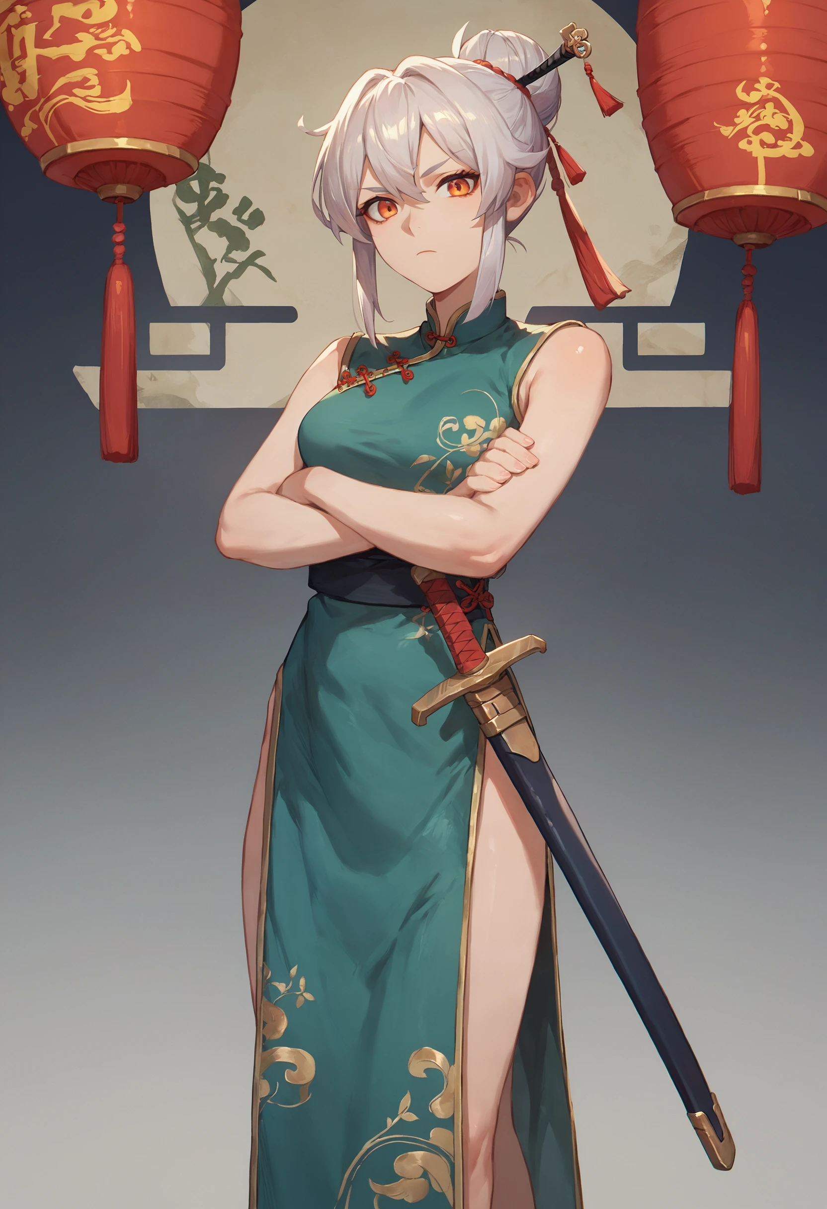 (PonyXL Concept) Sheathed Sword | 帯刀 | 佩剑