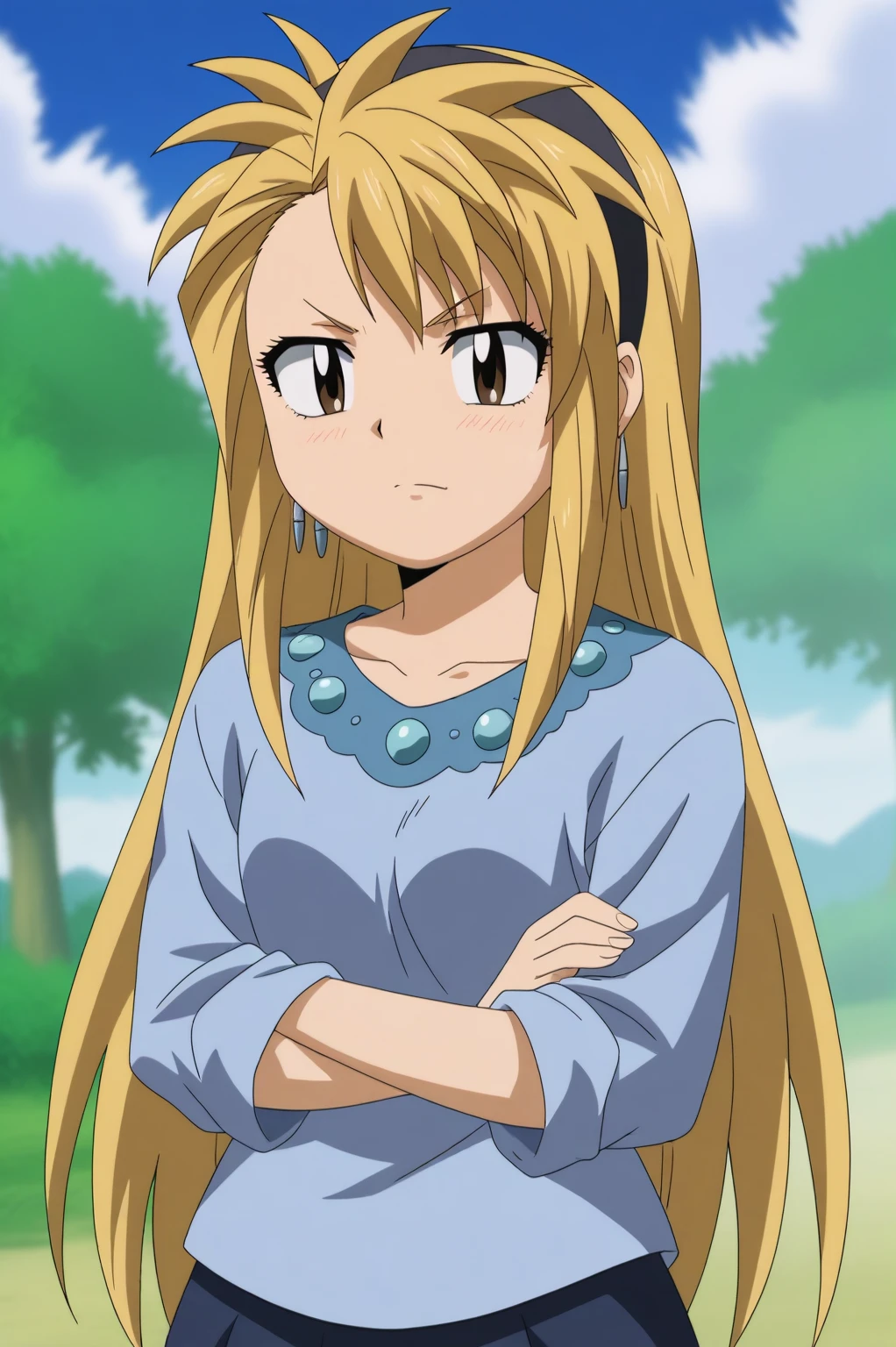 Mio Tsukushi, long hair, hairband <lora:commission-ZKC-Mio_Tsukushi-PDXL:0.8>