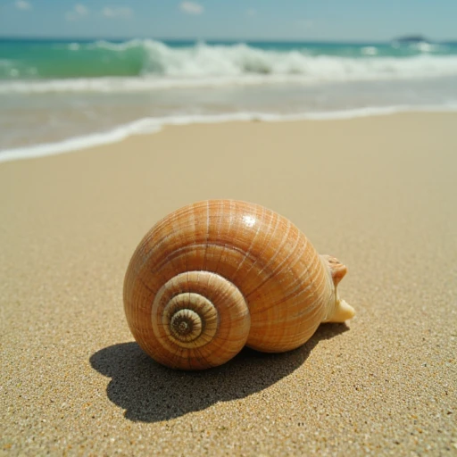 xpro, photo of a shell in the sand