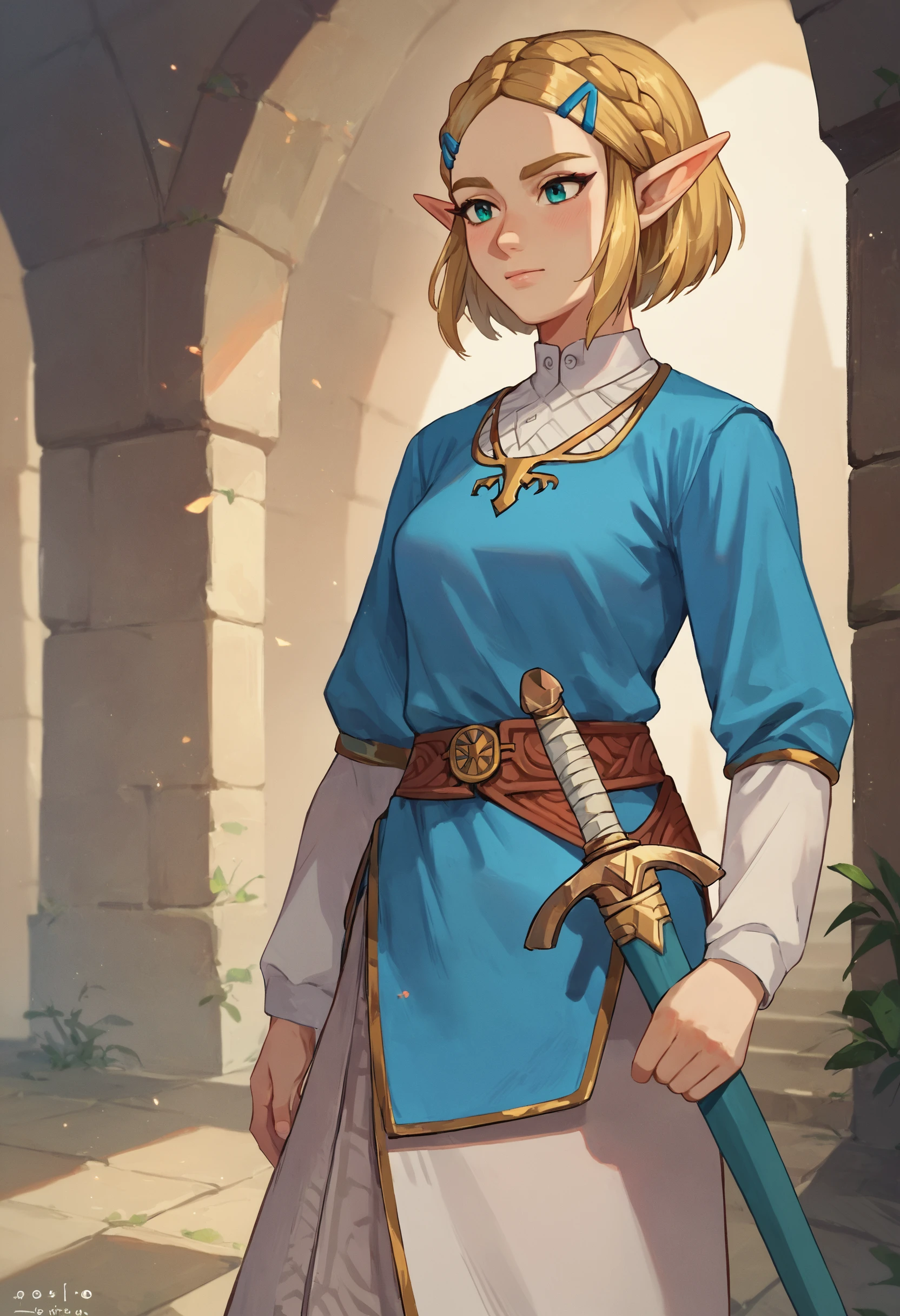 (PonyXL Concept) Sheathed Sword | 帯刀 | 佩剑