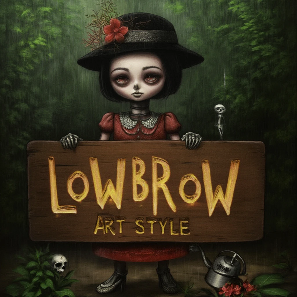 Lowbrow Art Style SDXL + FLUX v1.0 FLUX