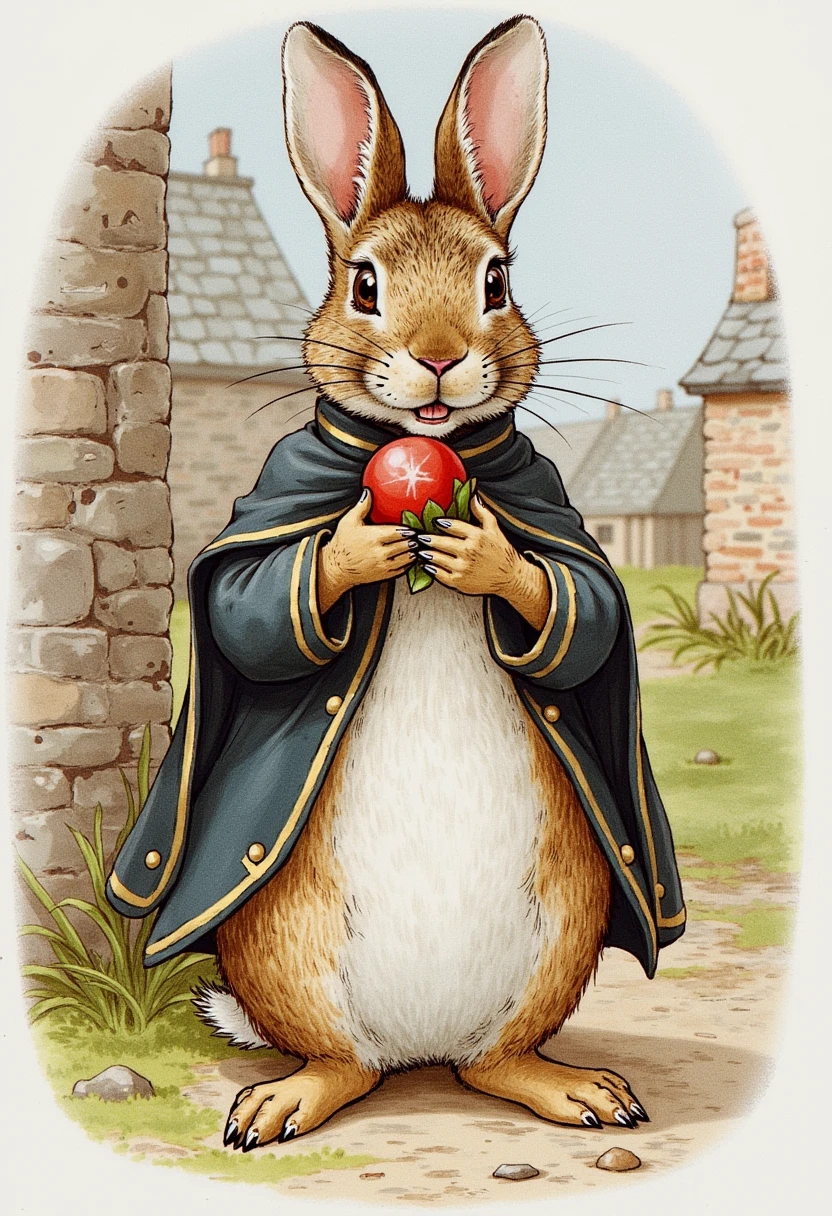 By artist Beatrix Potter featuring a Rabbit priest