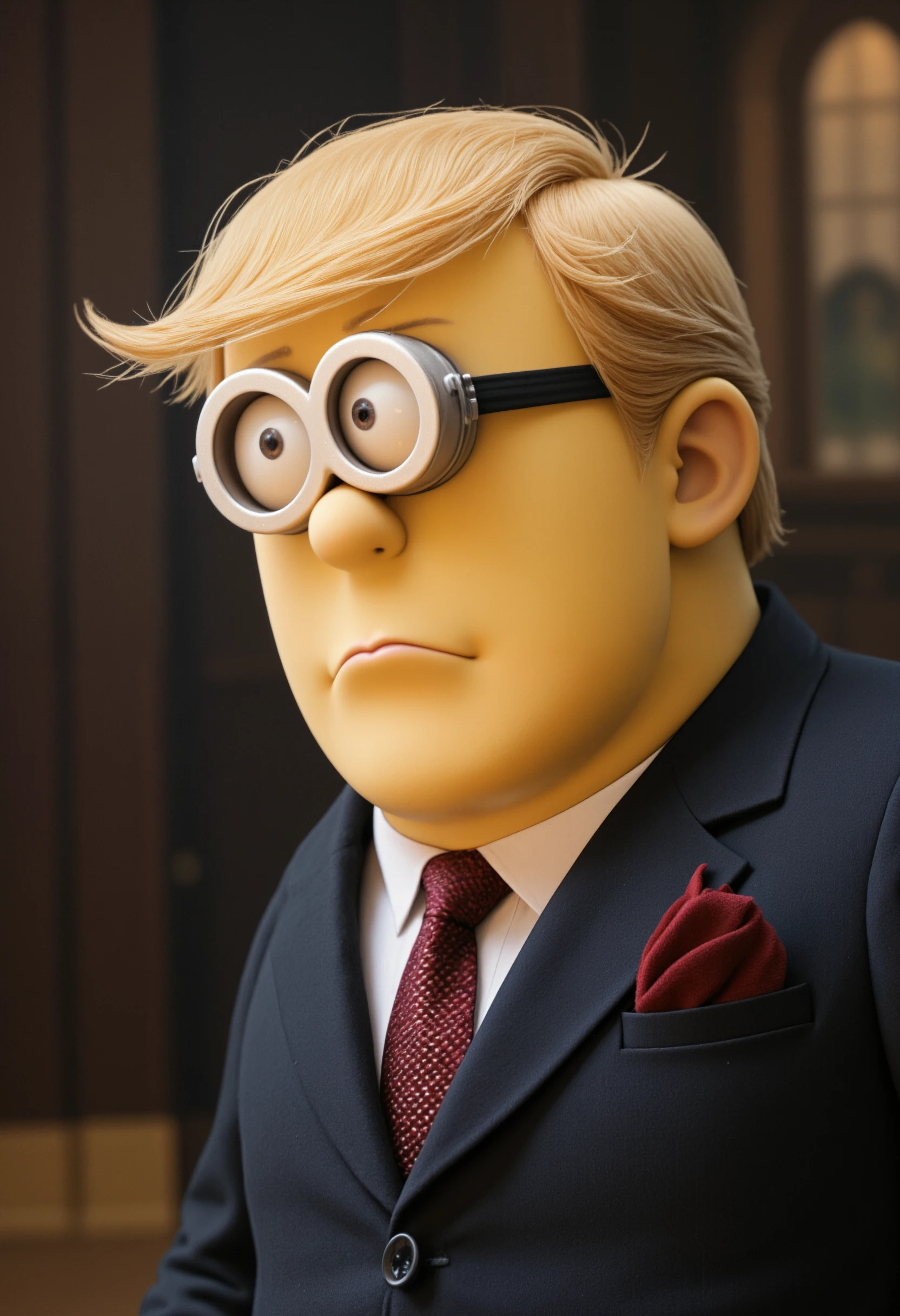President Donald trump is a Minion from Dispicable Me
