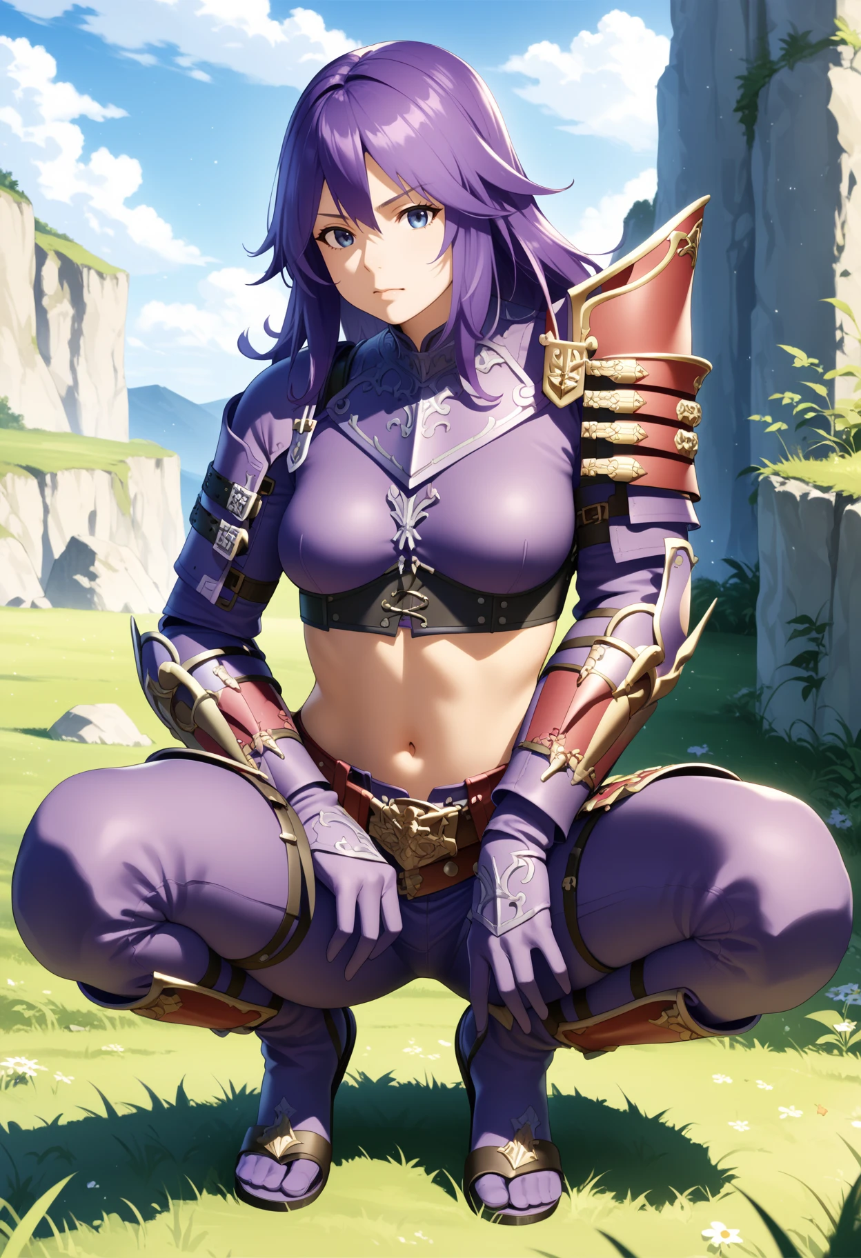 masterpiece, ultra-detailed, best quality, extremely detailed, 8k, high res, realistic, 1girl, 18yo, beautiful girl,BREAK,(Hands tied behind your back,kneel:1.8),(Beautiful areola:1.8),(Armor:1.8),(Showing her areola through the gaps in her armor:1.7),(pink nipples:1.6),(blush:1.5),BREAK,(ahegao:1.4),(voluptuous bust:1.5),(Gaunt , thin waist:1.4),BREAK,(Navel exposed:1.4),(vaginal dildo insertion:1.5),(sweaty:1.3),