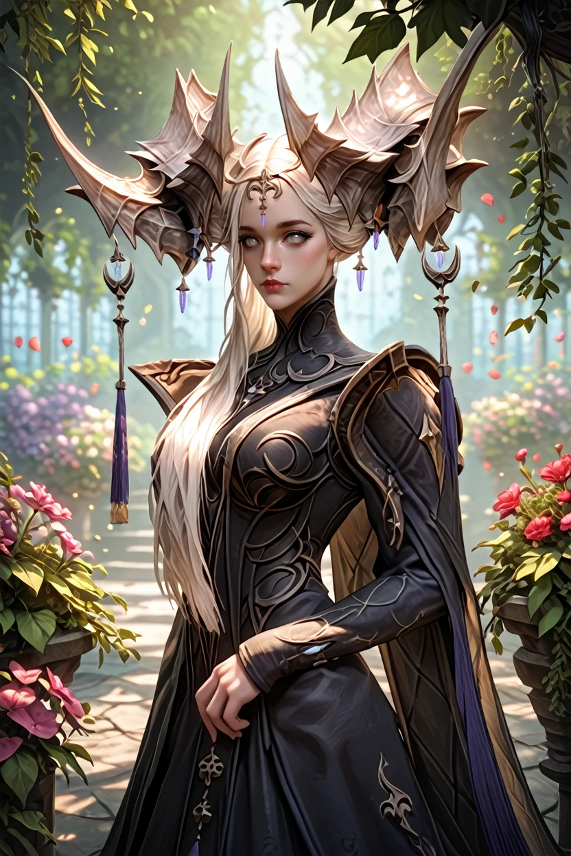 score_9, score_8_up, score_7_up
<lora:LABrelshaza:1.0>
LABrelshaza, 1girl, white hair, white eyes, demon horns, long hair, looking at viewer, standing in a sunlit garden, surrounded by blooming flowers, soft focus background with bokeh, gentle breeze rustling through leaves, romantic and dreamy ambiance