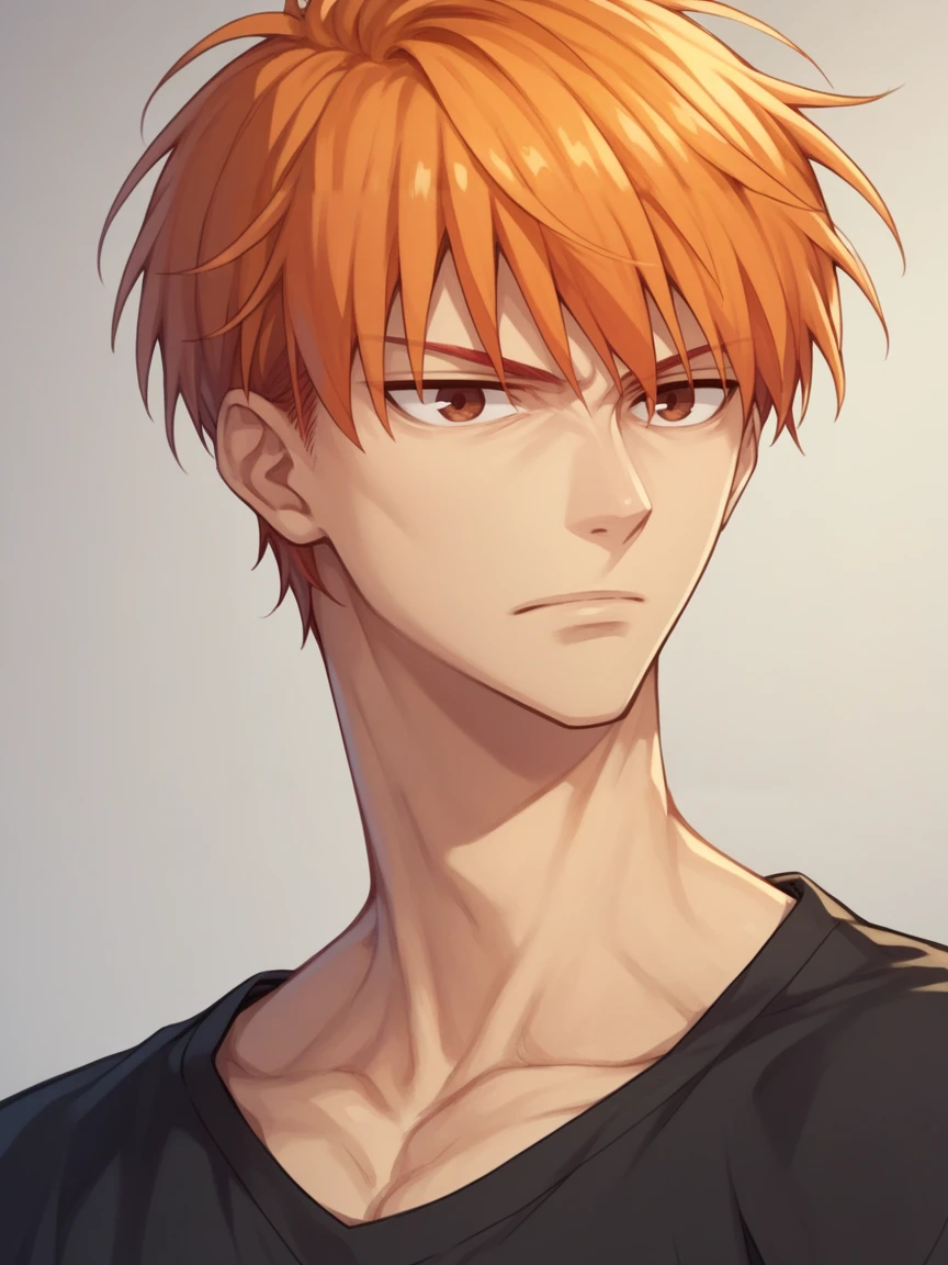 score_9, score_8_up, score_7_up, score_6_up, score_5_up,   <lora:KyoSohmaXLP:1> kyo sohma, 1boy, solo, orange hair, brown eyes, black shirt,