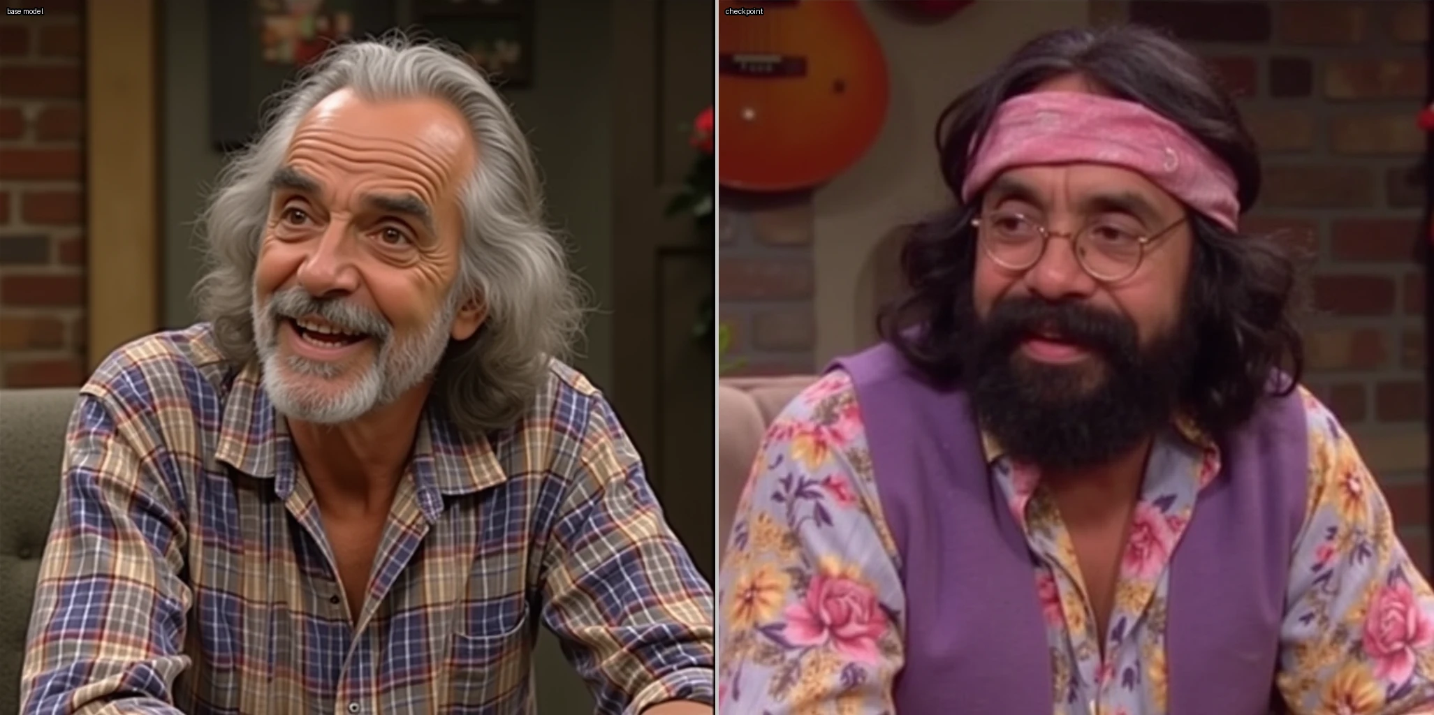 old tommy chong on a sitcom in the 1990s