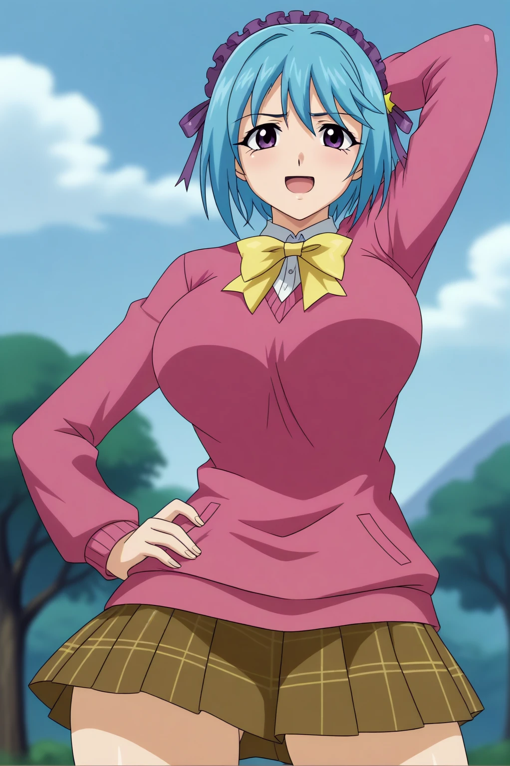 Kurumu Kurono <lora:RosarioVampire-Kurumu_Kurono-PDXL:0.8>