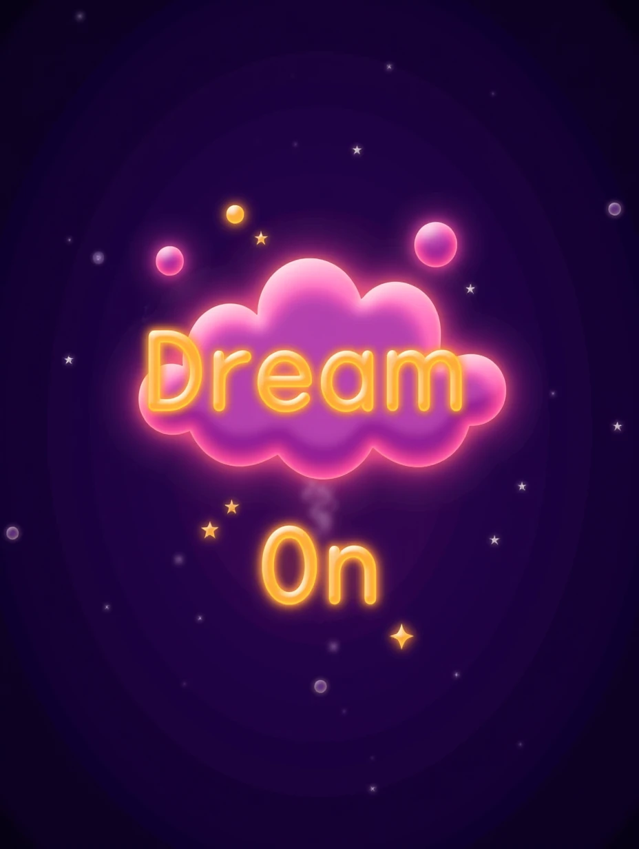 【Font Design】Fluorescent circular font  FLUX