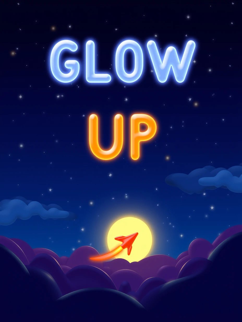 【Font Design】Fluorescent circular font  FLUX