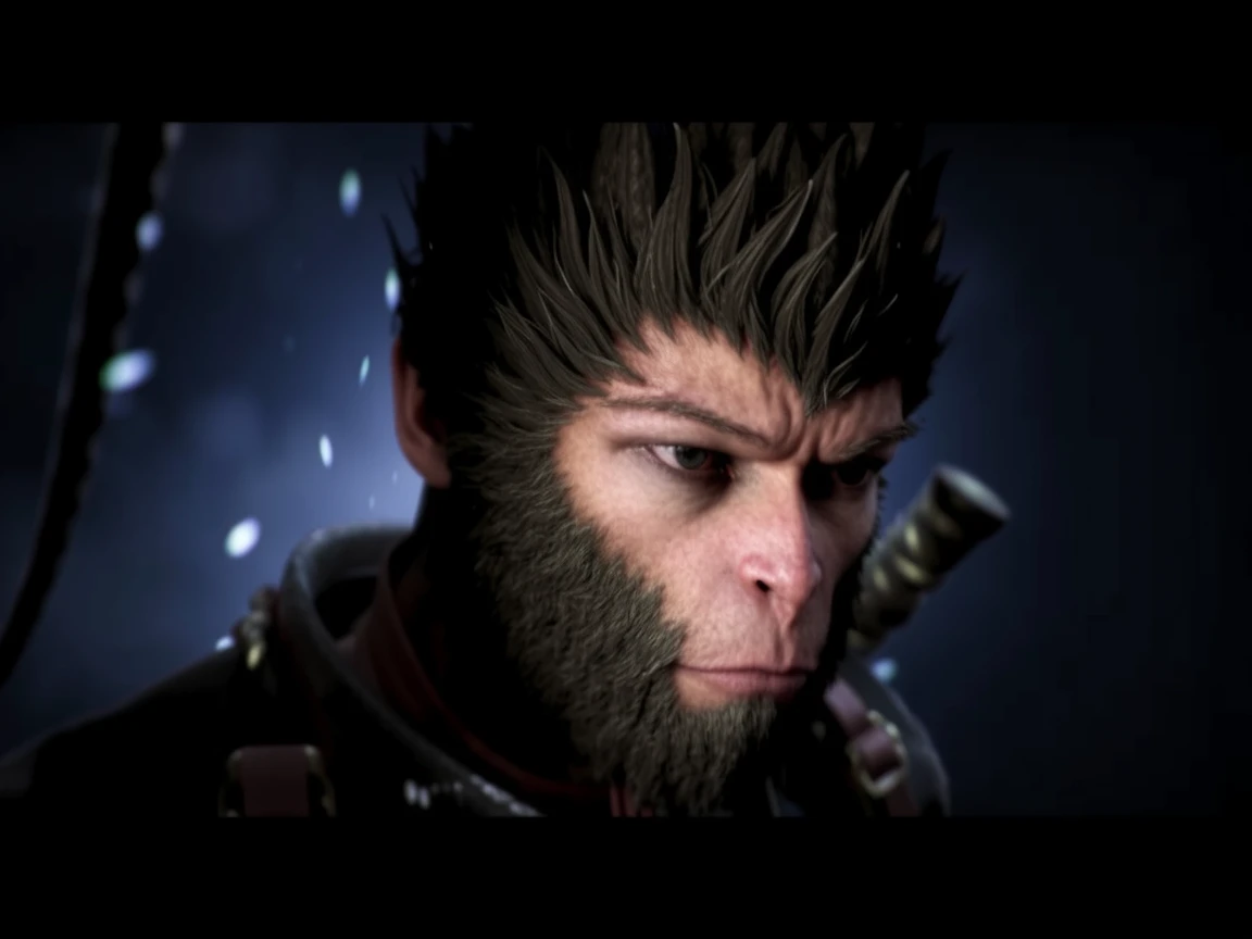 wukong, full body,headdress is two long ribbons on the crown, shattered glass pieces, past to future, digital grid effects, complicated environment, distortion, painted by Artgerm and yoji shinkawa and Hyung - tae Kim, wide angle, "perfectly shaded", extremely perfect facial detail, 32k, cinematic lighting, depth of field, vray, volumetric lighting, centered - shot, dynamic pose, Post - Production, professional color grading<lora:wukong:1>