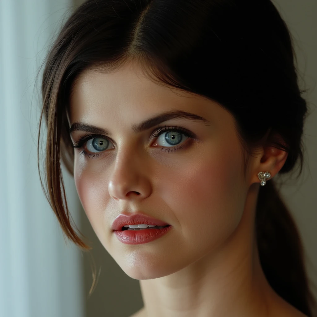 alexandra daddario face portrait