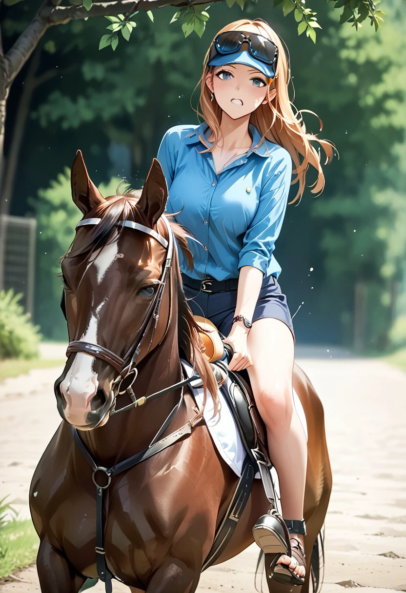 score_9, score_8_up, score_7_up, source_anime, HORSE RIDING, HORSE RUNNING