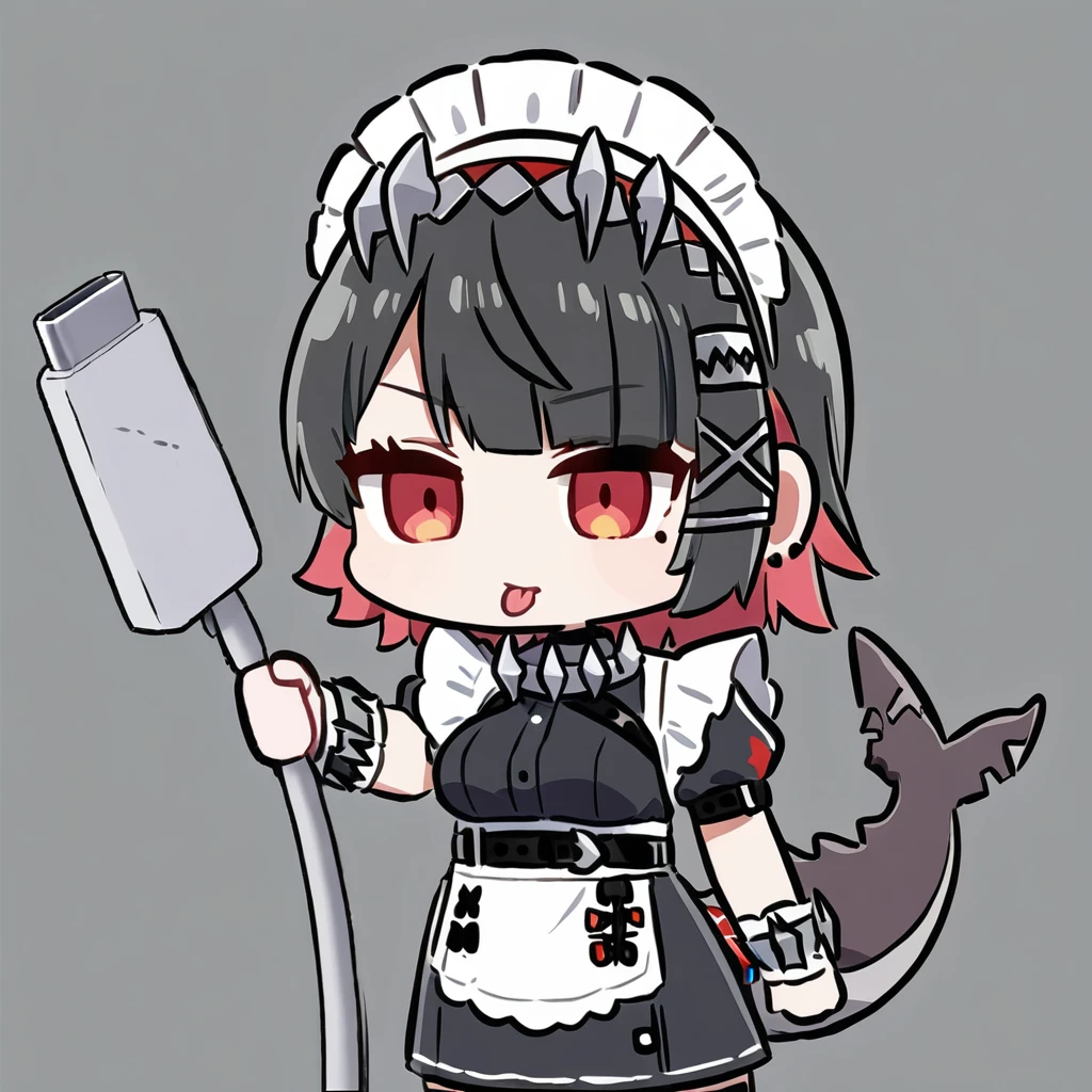 呐~给你充 meme holding charging cable [a31 | pony] [animagine3.1-xl]