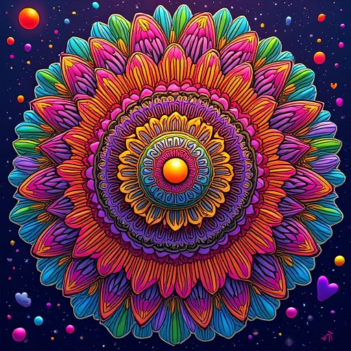 psychedelic flower