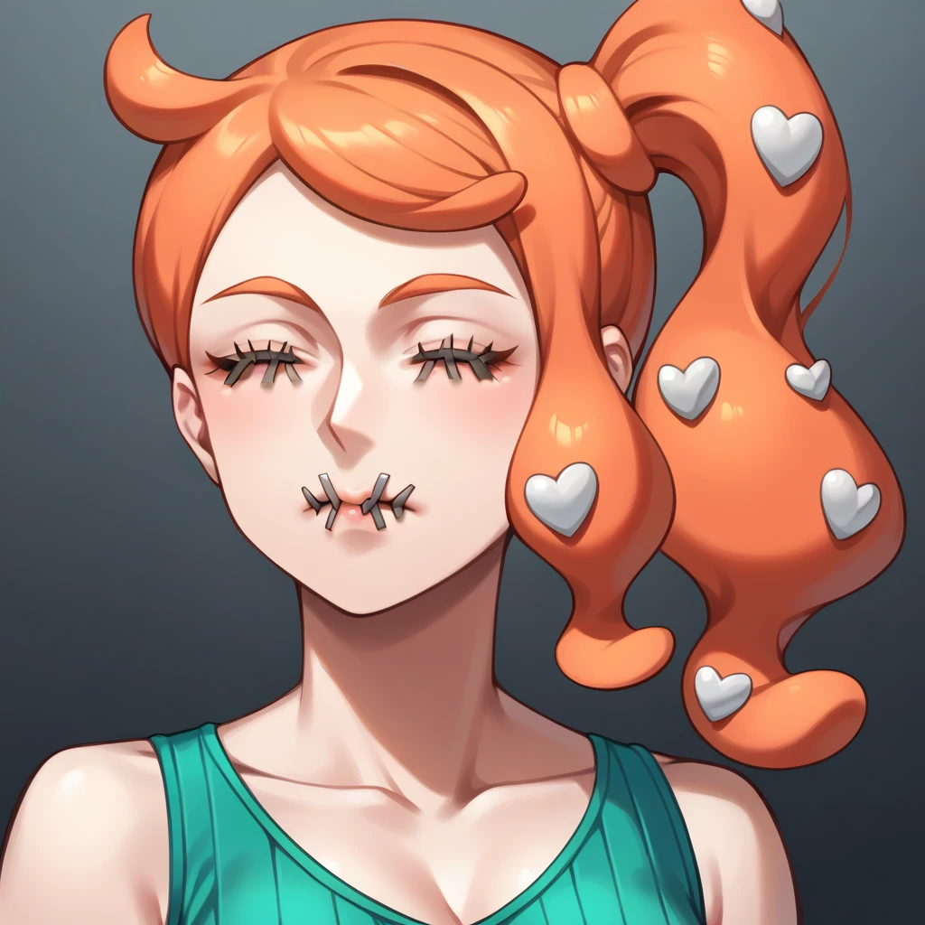 [PonyXL]Stitched Eyes and mouth v1.0