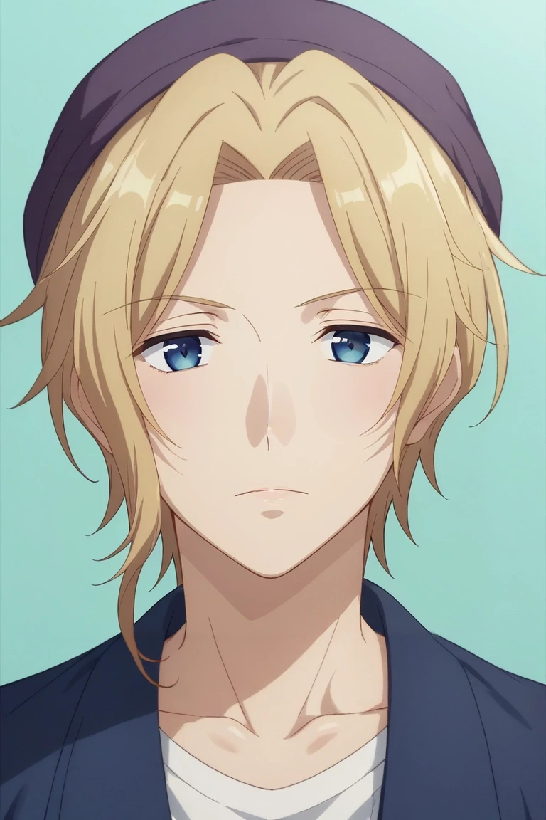 score_9, score_8_up, score_7_up, source_anime, rating_safe, intricate details, semi-realistic, looking at viewer, , 1boy, solo, male focus, <lora:keith_claes_pony:0.82>, keith_claes, blonde hair, blue eyes, short hair, bangs, , , beanie, <lora:sdxl_lightning_8step_lora:1>