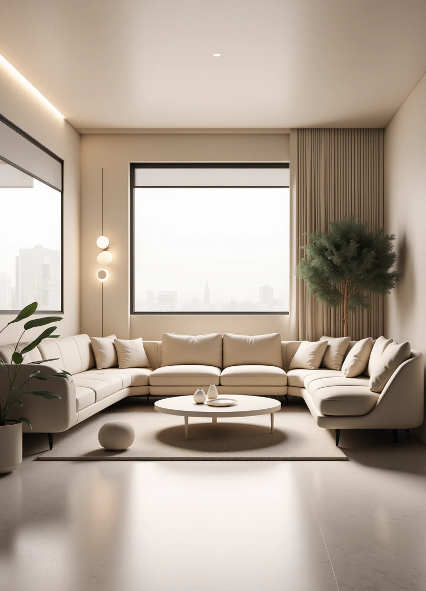 brauncore_style, a studio apartment living room