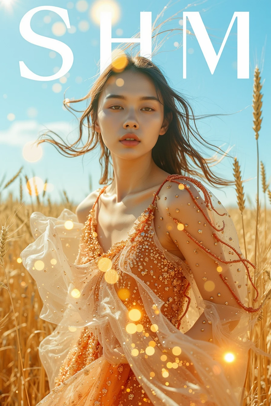 Golden wheat field flux