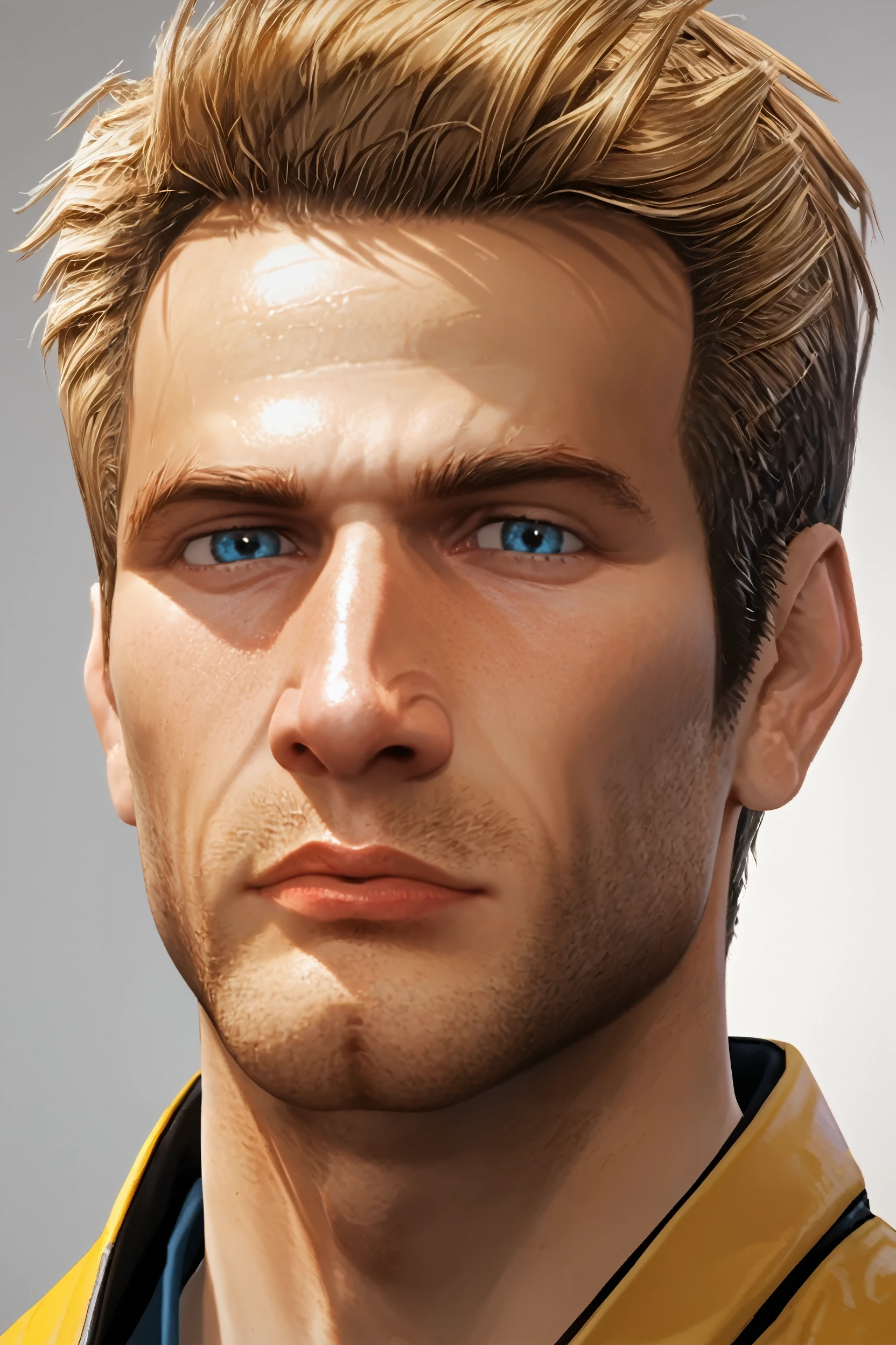 score_9, score_8_up, score_7_up
<lora:DR2Chuck:1.0>
DR2Chuck, 1boy, blonde hair, blue eyes, looking at viewer, simple background, portrait
