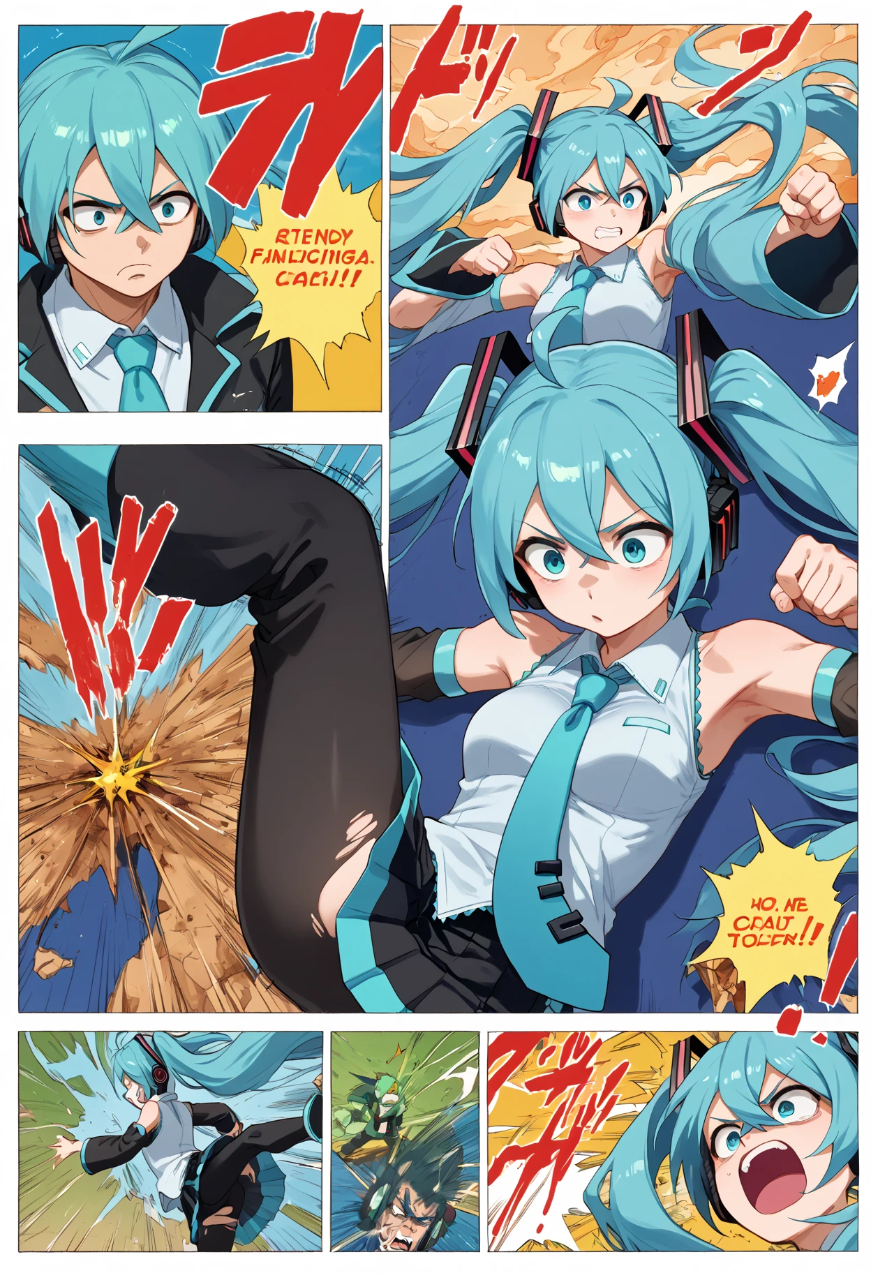 Dragon Ball Battle Comic Random Generator (FULL COLOR) Pony XL | ドラゴンボール バトル 漫画 ランダムジェネレーター（フルカラー） DBBattle_Pony_V2