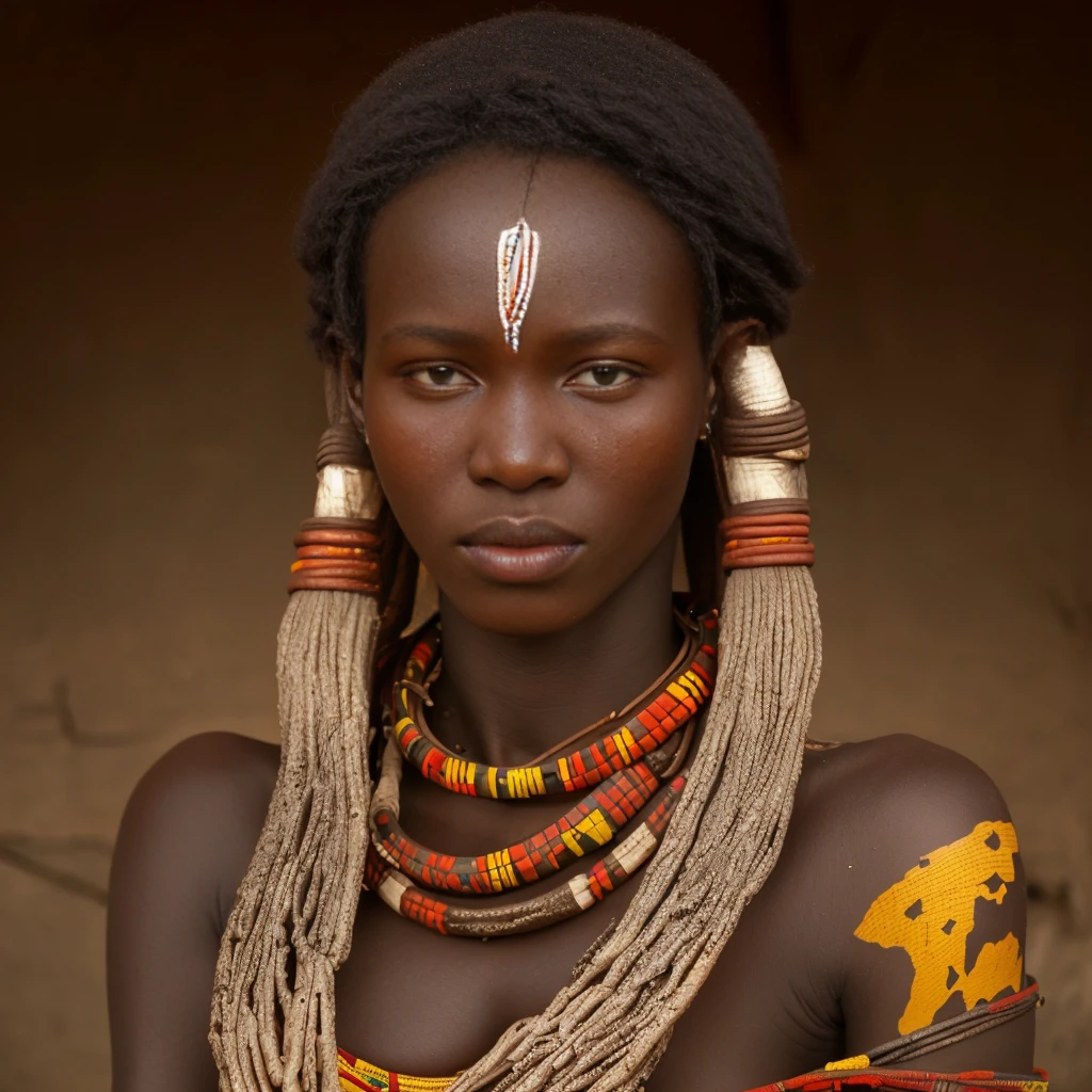 <lora:AfricanGirl:1> african girl, tribe, outdoor, 4k, highest quality, masterpiece