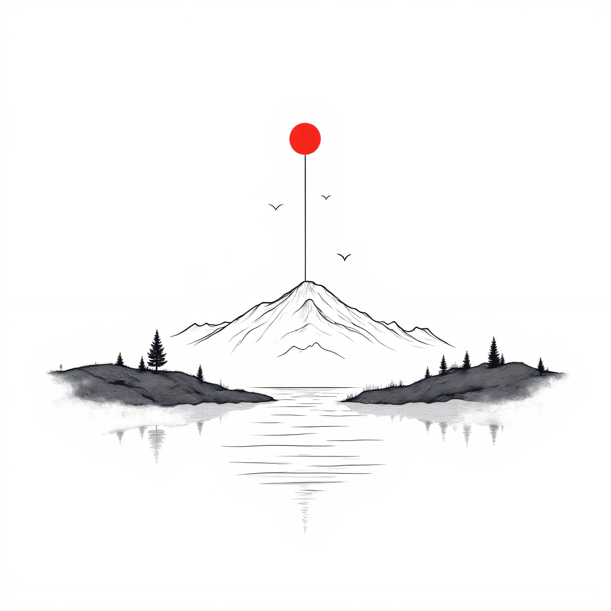 Minimalist Line Art (SDXL, Pony)