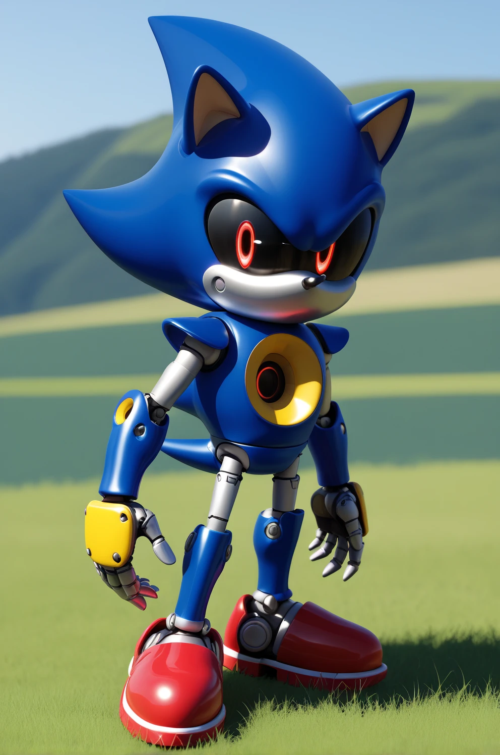 Sonic Characters Pony+Ilustrious Edition Metal Sonic