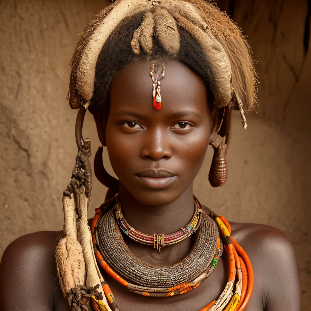 <lora:AfricanGirl:1> african girl, tribe, outdoor, 4k, highest quality, masterpiece