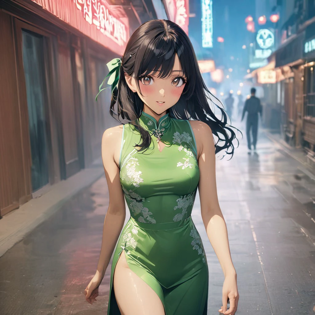 Anime Style Chinese Cheongsam Dress V1