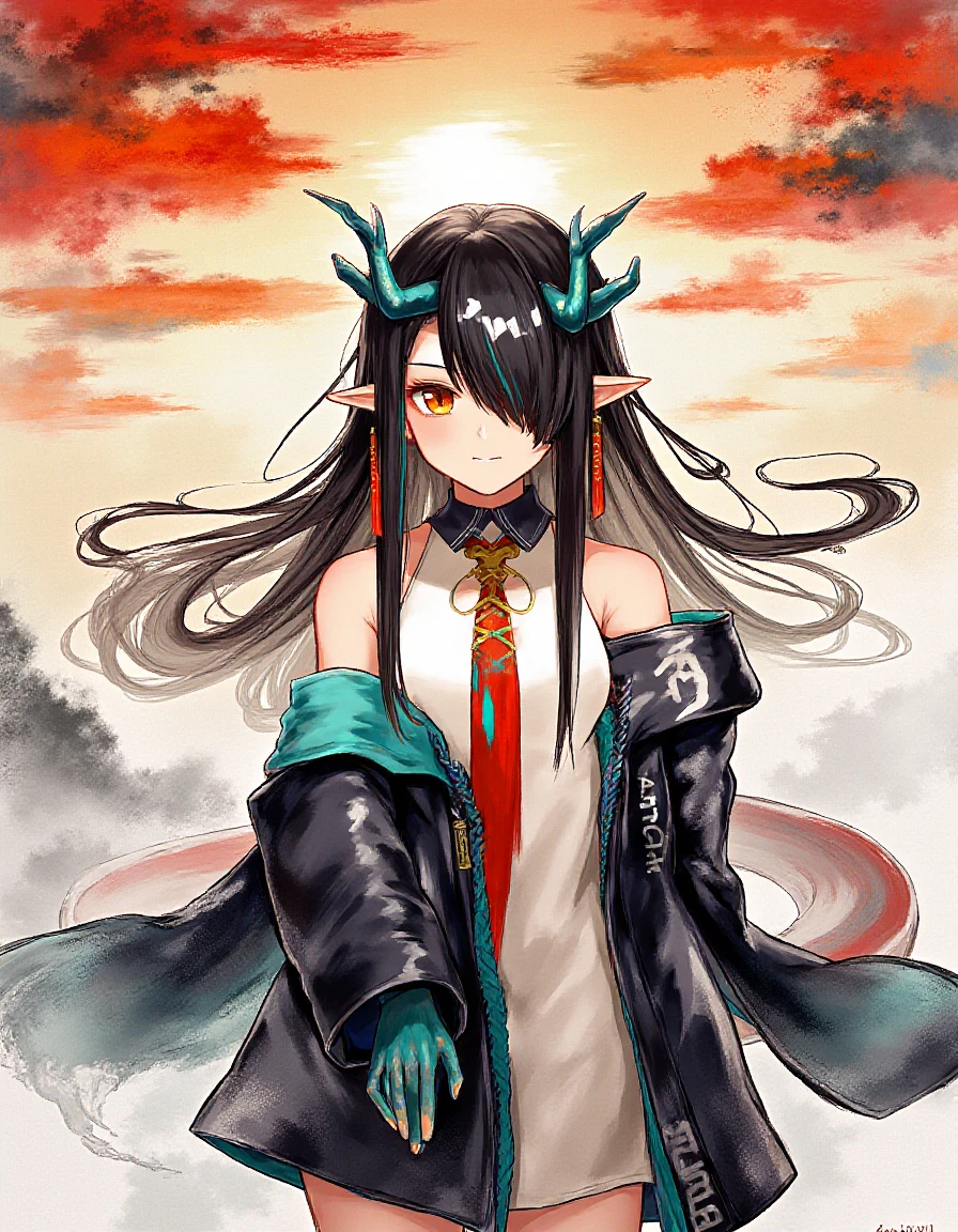 (Flux/SD1.5) Dusk Arknights 夕 明日方舟 flux_v1.0