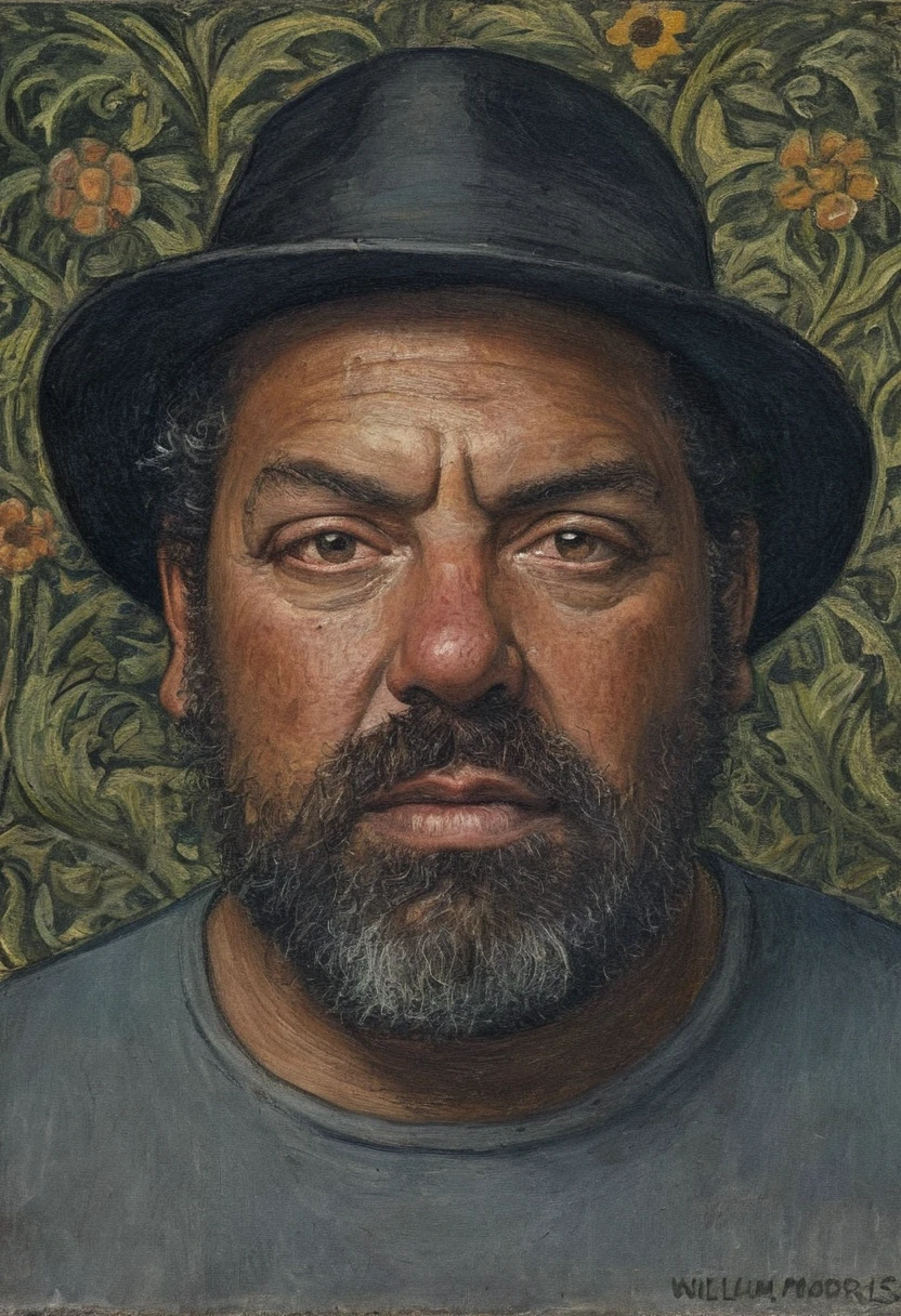 Big Lenny,man, oil on canvas, by William Morris<lora:Big Lenny SDXL:0.9>