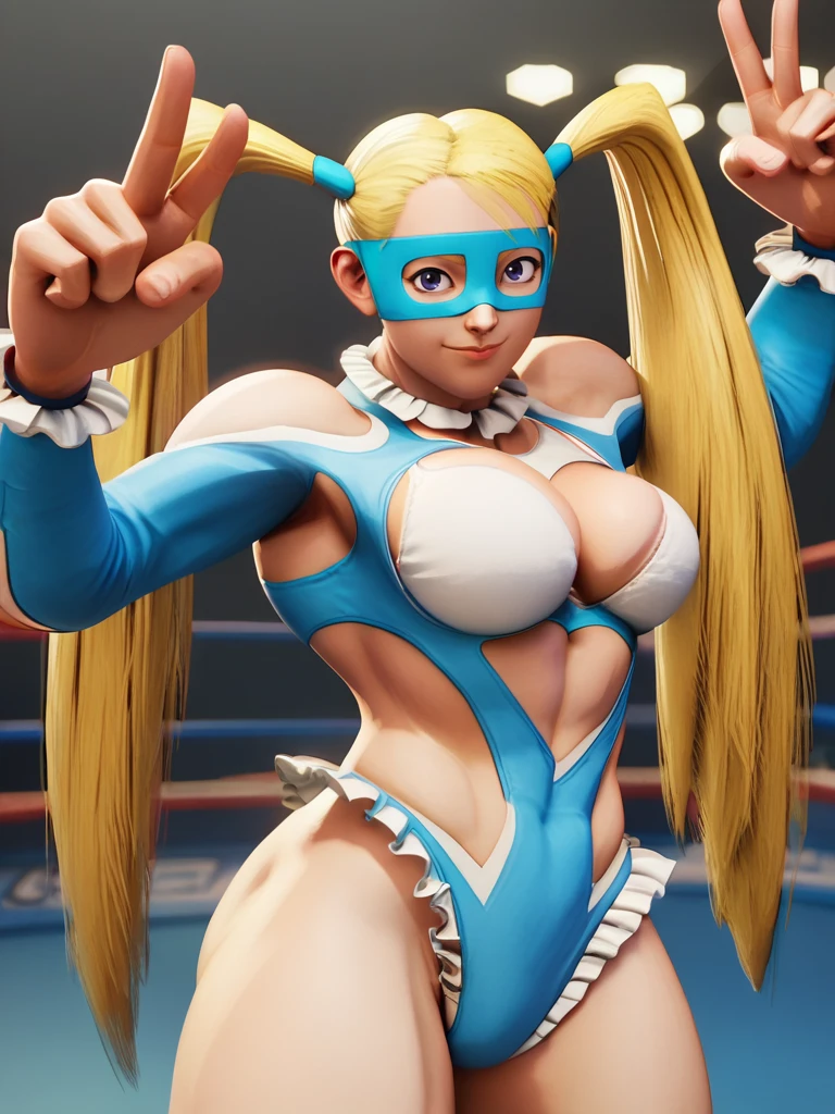 Rainbow Mika (Street Fighter) Gameplay -Multiple Outfits-| COMMISSION |-PONY XL- by YeiyeiArt -PONY XL-