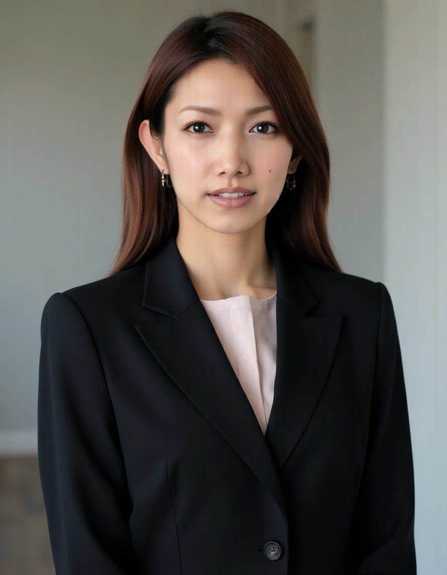 portrait photo of a female in conservative business suit <lora:GTM-step00001500:1.4>