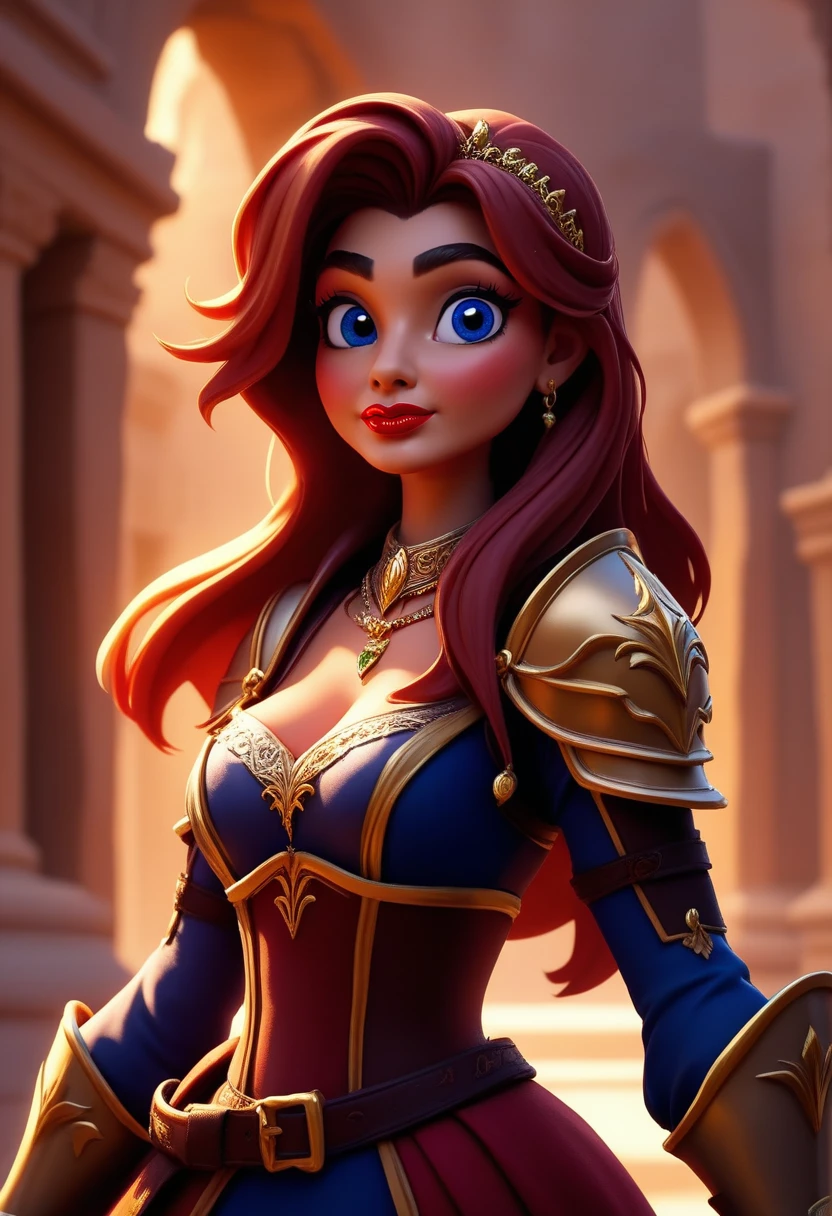 Jedtoon,cartoon, "Aryel, Knight of Windgrace", with charisma, 50mm lens, f/2,8, focused on eyes, natural lighting, <lora:Toonstyle-000006:1>, winning, best, luxurious, fine artistic composition, rich deep colors, perfect composition, dynamic dramatic beautiful full taking, luxurious sharp focus, delicate