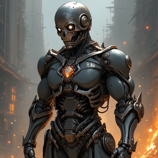 deadly Cyborg killer, machine of destruction,