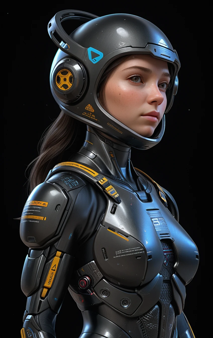 (in ARTIST style:1.4), (masterpiece:1.7),
girl with (science fiction texture, science fiction skin, science fiction, someplastic, no humans, black background, simple background, still life, english text, device, wearable item, skin texture) armour,
(masterpiece:1.8), (highest detailed:1.8), (angle:1.8), perfectly lighted, (contrast), (saturated), (((sharp focus))), (hyperdetailed:1.3),
(intricate details:1.2), (Refined details:1.3), (best quality:1.5), highly detailed textures, vibrant colors, <lora:add-detail-xl:1> (ultra sharp focus:1.8), (thin lines:1.8), (best quality:1.8),
<lora:Someplastic:1>,