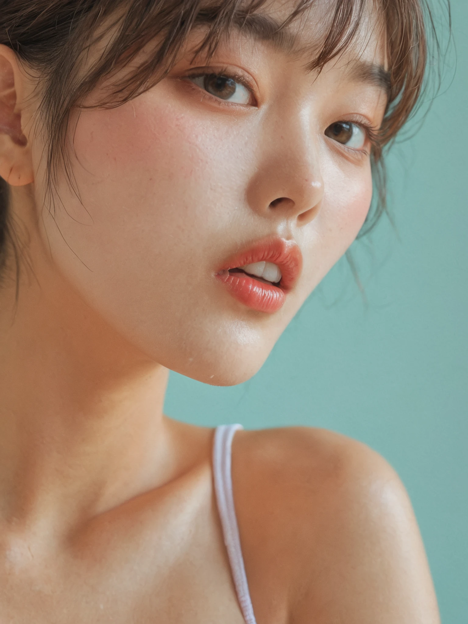 kiss mouth, cute pose, girl wearing sport cloth pastel theme, Half-body portrait, bikini, sexy belly
profile portrait
Fashion magazine, detailed face skin, high resolution, misa, detail texture
<lora:Misa V1_epoch_5:1>, (best quality:1.3), photo-realistic, highly detailed, high resolution RAW photo, film grain