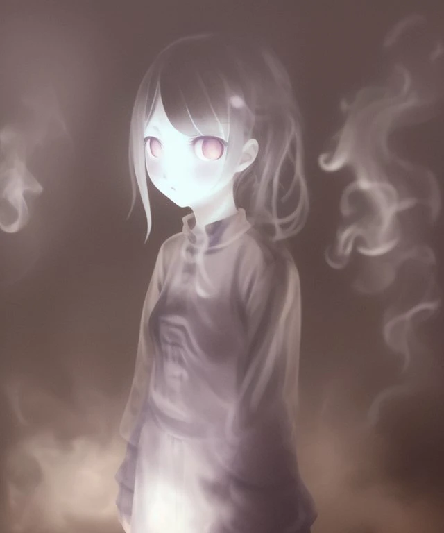 <lora:TulpaSpirits0:0.8>, a foggy tulpa, translucent, girl, close up, night