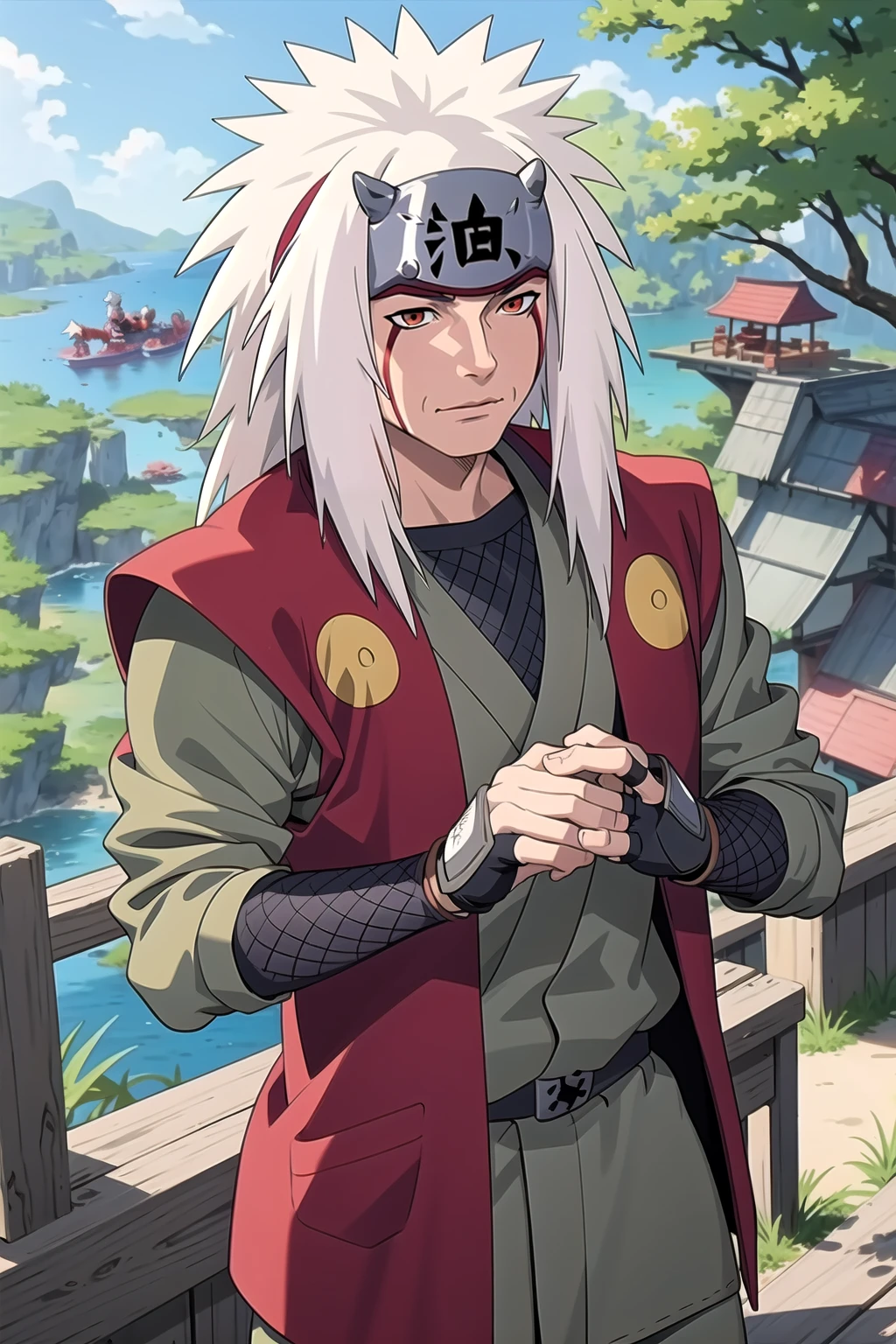 masterpiece, best quality, <lora:Jiraiya_512x512-000009_v4:0.7>,  jiraiya,