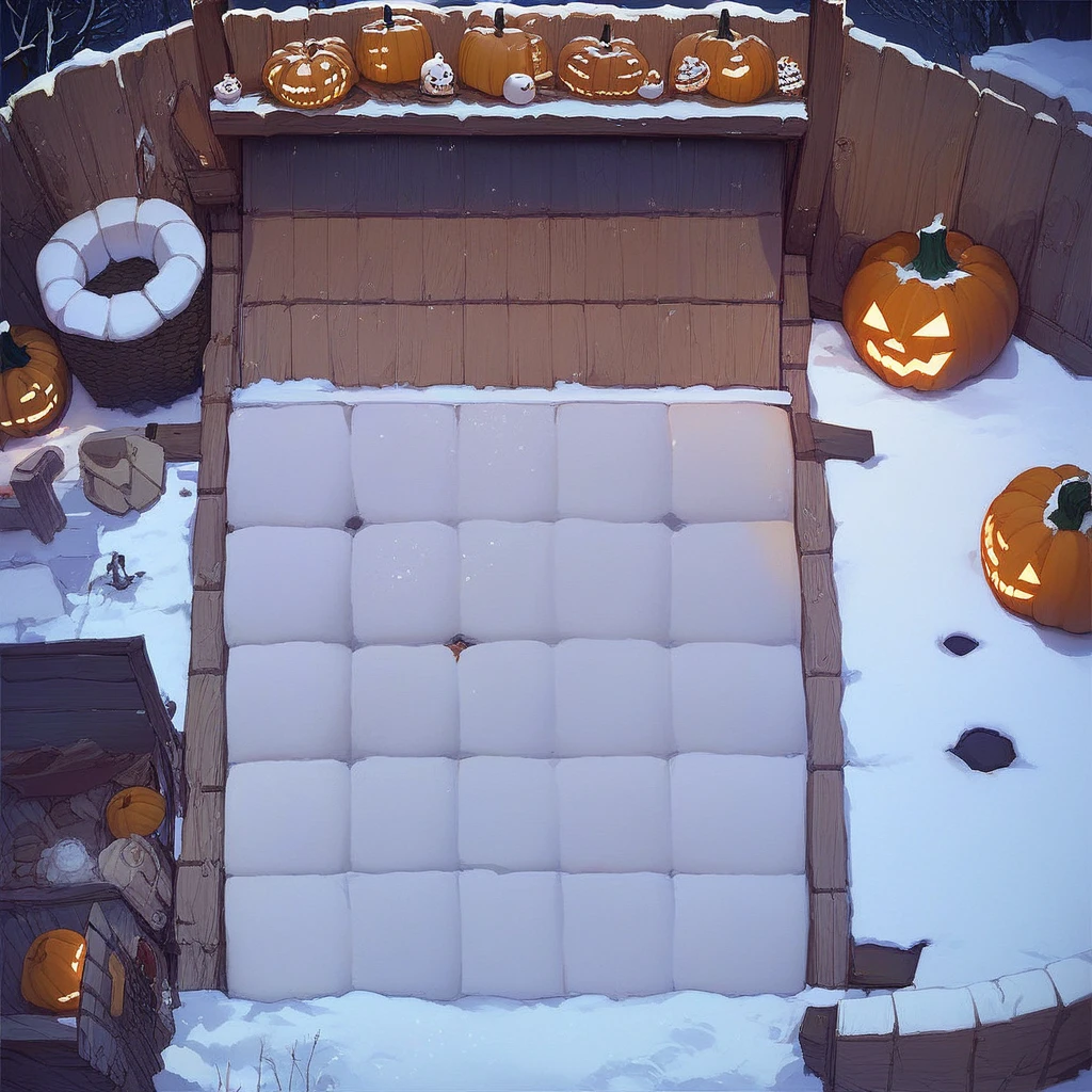 score_9_up, score_8_up, score_7_up, mikus-location, pumpkins, new year, snow, snowman