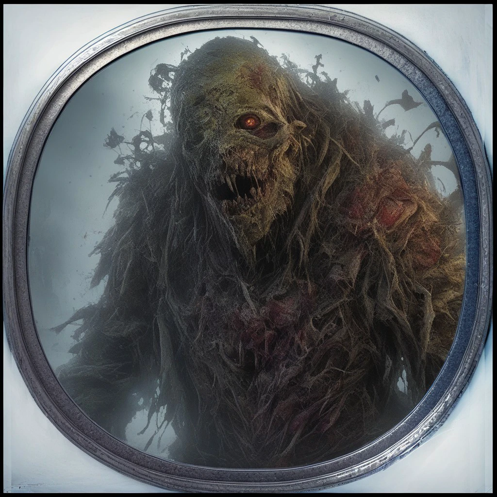 zombie, token border with a character in the middle