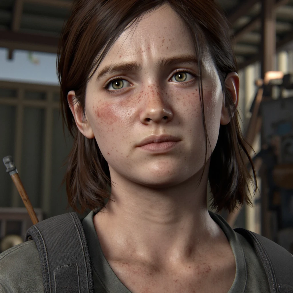 Ellie Last of Us 2 <lora:Flux1-dev-Ellie-v1.3-000025:1>