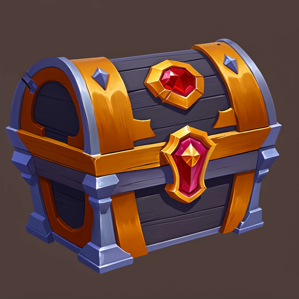 casualchest <lora:casualchests:1>, game chest, game icon, ((opened chest)), ((opened))