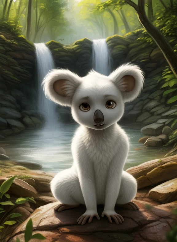 <lora:JohnnykoalaDom:0.8> Johnnykoala, koala, white fur, brown eyes, chibi,
[  (nature), forest, day, clouds, waterfall,  ] (  ((cowgirl position,)), view from above,)
(beautiful, aesthetic, perfect, delicate, intricate, saturated colors), masterpiece, digital drawing, best quality,
[by kenket|by totesfleisch8], by thebigslick:by silverfox5213:0.8], [by syuro, by paloma-paloma::0.2, (Tricksta, TotesFleisch8)